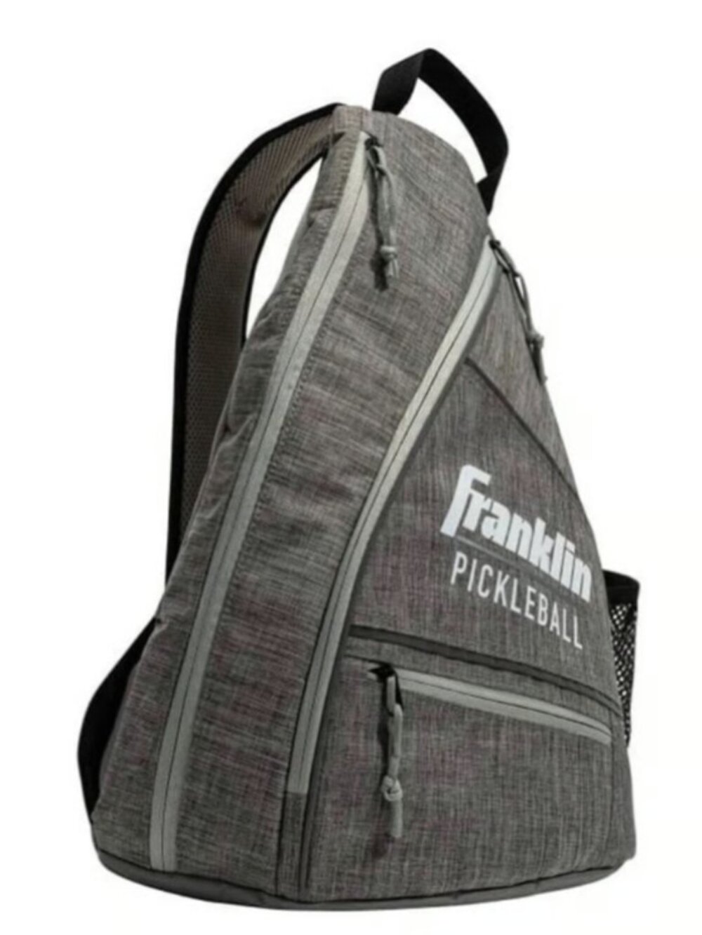 Franklin Pickleball multi purpose Sling Bag gray single paddle